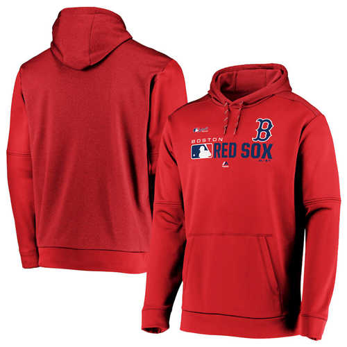 Boston Red Sox Majestic Authentic Collection Team Distinction Pullover Hoodie Red